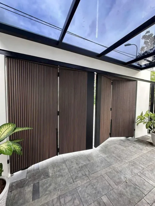 Cổng gỗ nhựa ngoài trời - Hình ảnh 8