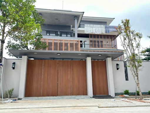 Cổng gỗ nhựa ngoài trời - Hình ảnh 11