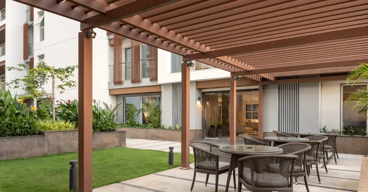 Pergola WPC ngoài trời