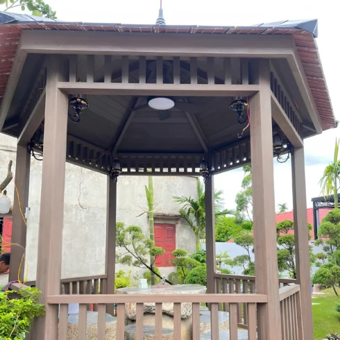 Giàn Hoa Gỗ Nhựa - Hình ảnh 6