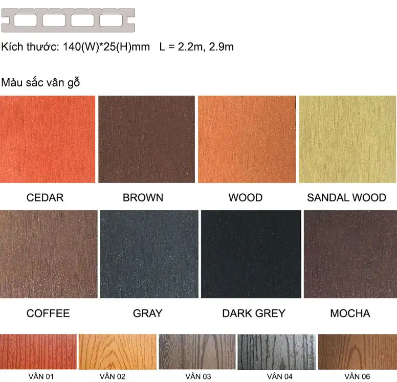 Sàn gỗ ngoài trời EW-R01