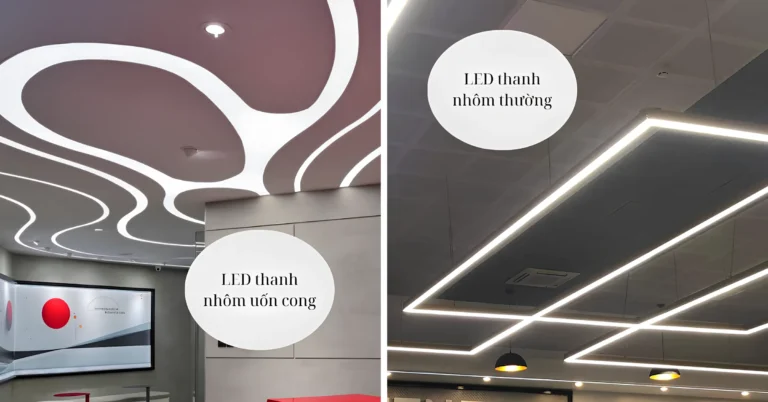2 loại LED thanh nhôm