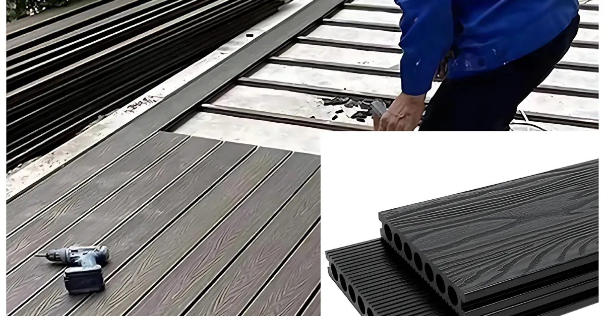 Thi công lắp đặt sàn gỗ nhựa vân 3D - Kiến Mộc Phát