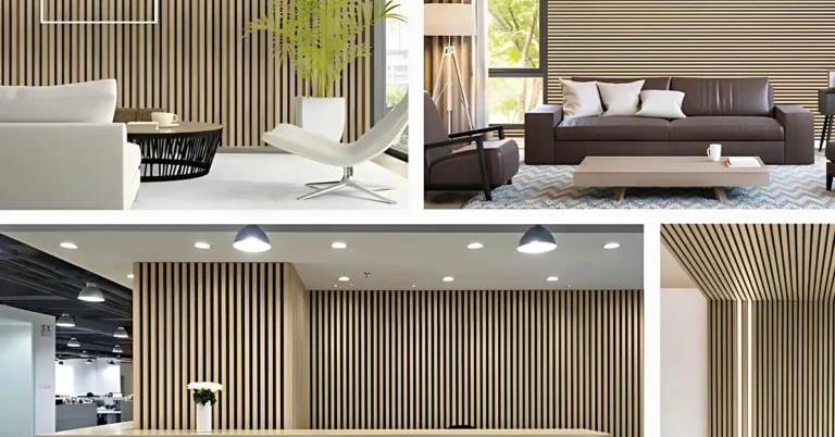 Không gian đẹp mắt với các chi iết gỗ nhựa ốp tường