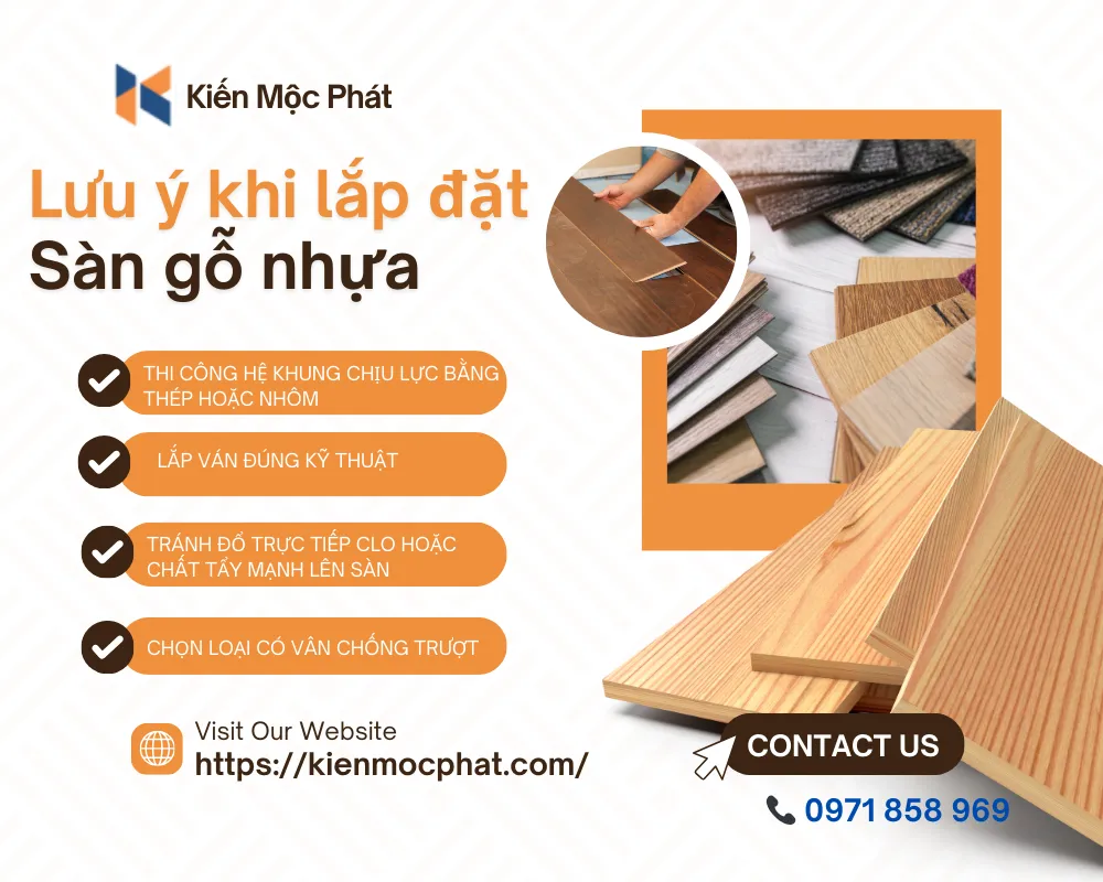 Lưu ý khi lắp đặt sàn gỗ nhựa cho hồ bơi