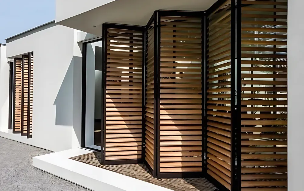 Lam chắn nắng bằng gỗ nhựa composite