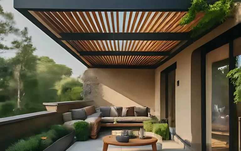 Lam chắn nắng cho ban công villa