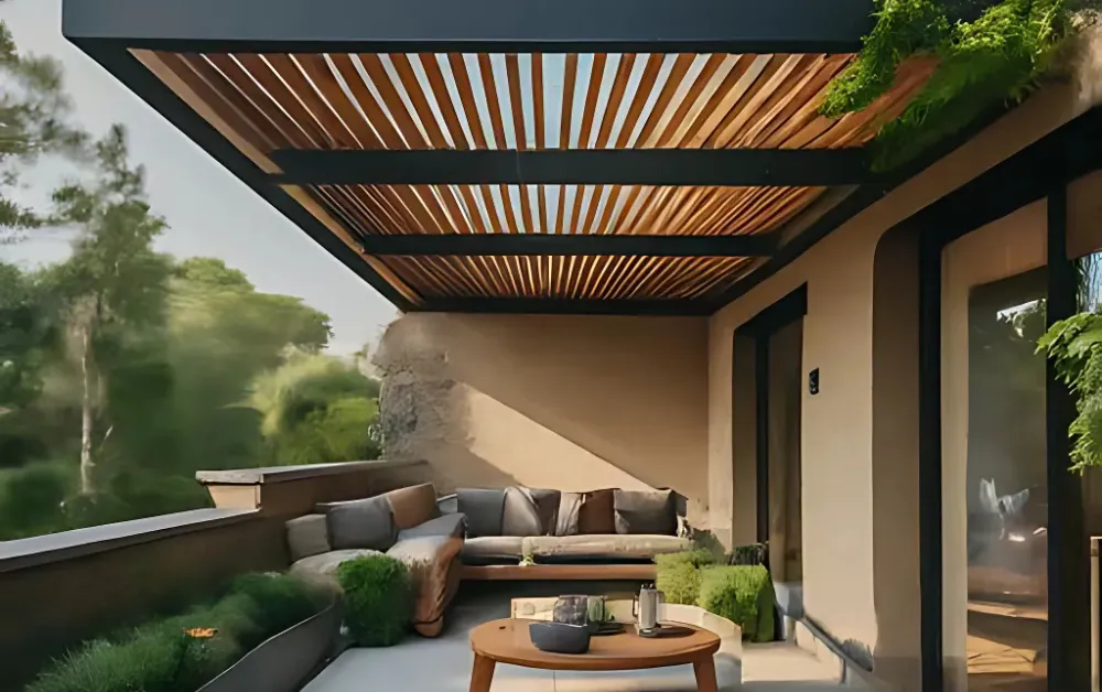 Lam chắn nắng cho ban công villa Lam chắn nắng cho ban công villa