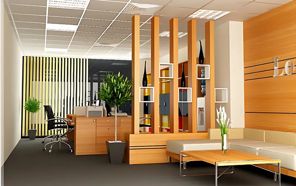 Vách ngăn gỗ nhựa WPC Lam gỗ màu