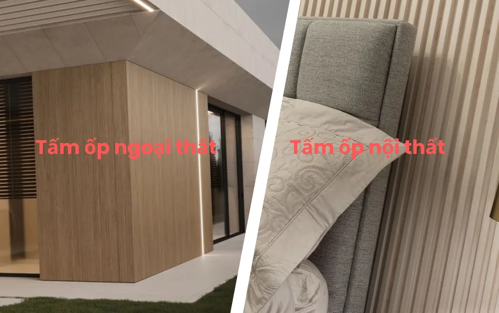 Lựa chọn tấm ốp WPC theo không gian sử dụng Lựa chọn tấm ốp WPC theo không gian sử dụng