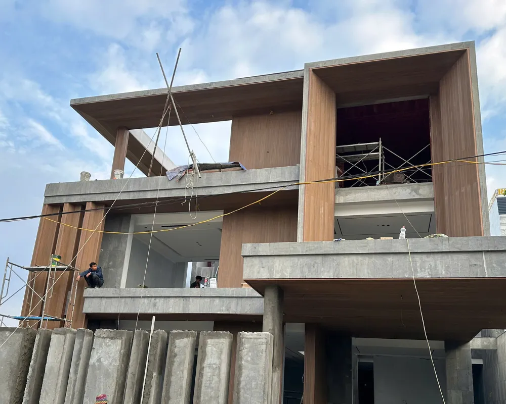 Thi công tấm ốp gỗ nhựa WPC Thi công tấm ốp gỗ nhựa WPC