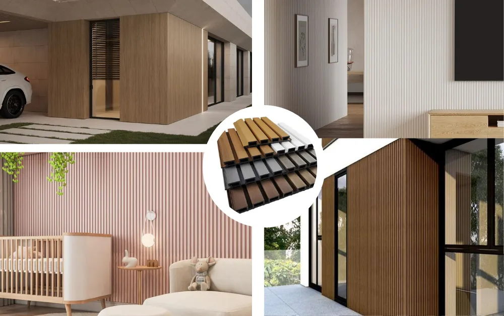 Ứng dụng của tấm ốp gỗ nhựa nội-ngoại thất Ứng dụng của tấm ốp gỗ nhựa nội-ngoại thất
