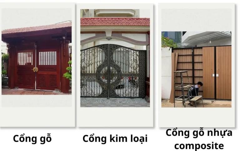 3 loại cổng phổ biến hiện nay