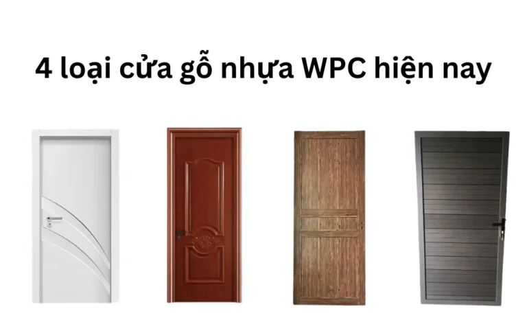 4 loại cửa gỗ nhựa WPC hiện nay