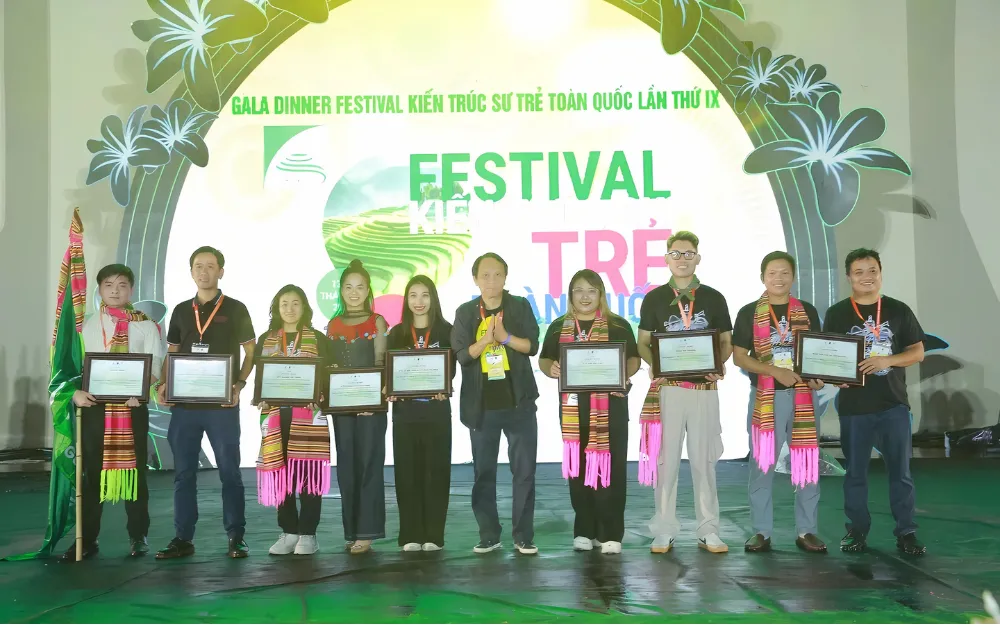 Buổi Gala dinner Festival kiến trúc sư trẻ toàn quốc lần thứ IX