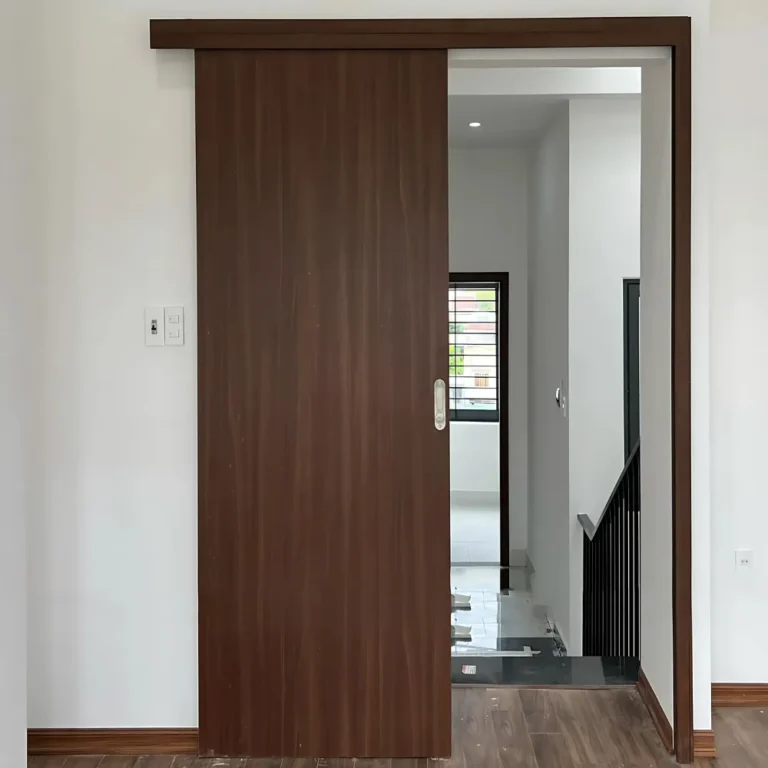 Cửa lùa gỗ nhựa