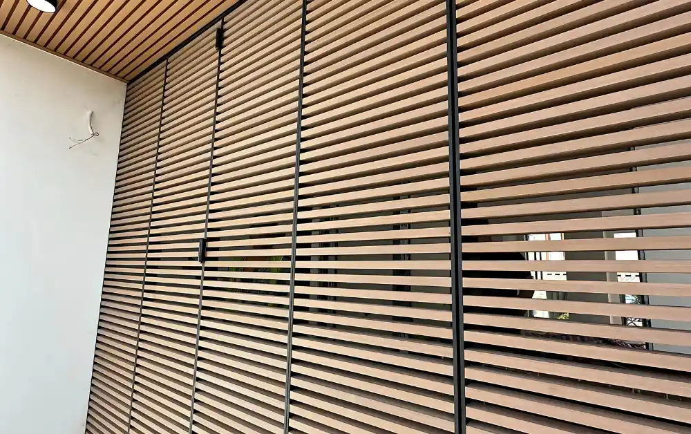 Mẫu lam ngang gỗ nhựa WPC Mẫu lam ngang gỗ nhựa WPC