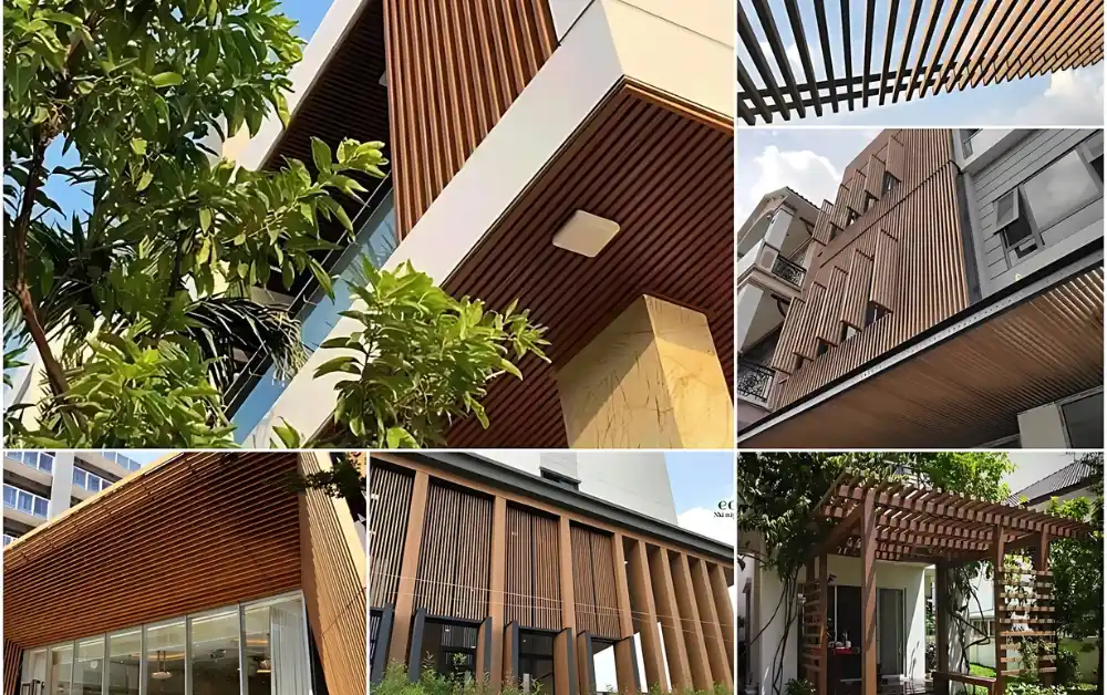 Phối hợp lam chắn nắng tại nhiều khu vực tạo sự đồng bộ cho cả căn hộ Phối hợp lam chắn nắng tại nhiều khu vực tạo sự đồng bộ cho cả căn hộ