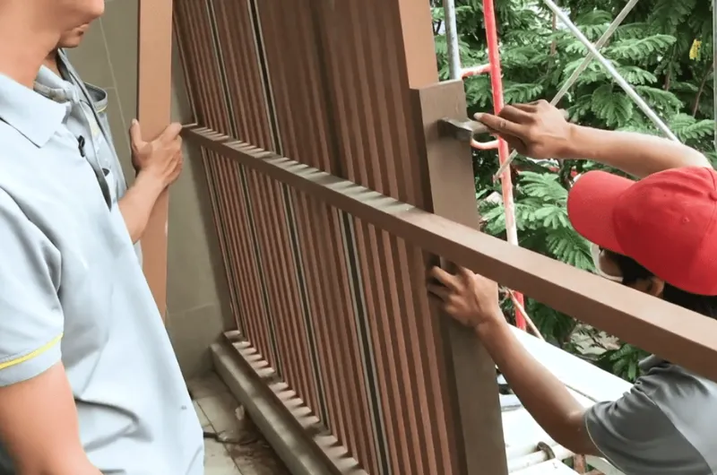 Quy trình thi công lam che nắng