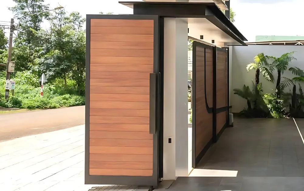 Thiết kế cổng gỗ nhựa cá nhân hóa theo nhu cầu Thiết kế cổng gỗ nhựa cá nhân hóa theo nhu cầu