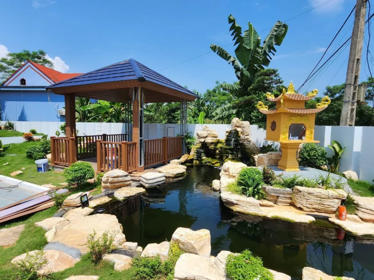 Chòi gỗ nhựa