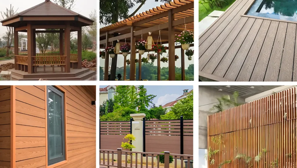 Các thiết kế ứng dụng gỗ nhựa composite cho biệt thự