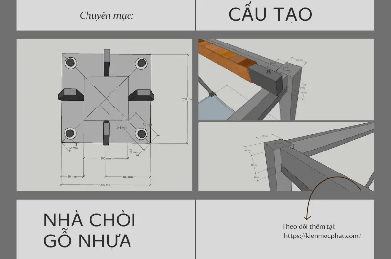 Cấu tạo và thiết kết giúp hiểu thêm về nhà chòi gỗ nhựa