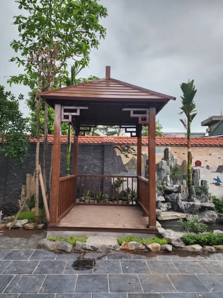 Chòi gỗ nhựa
