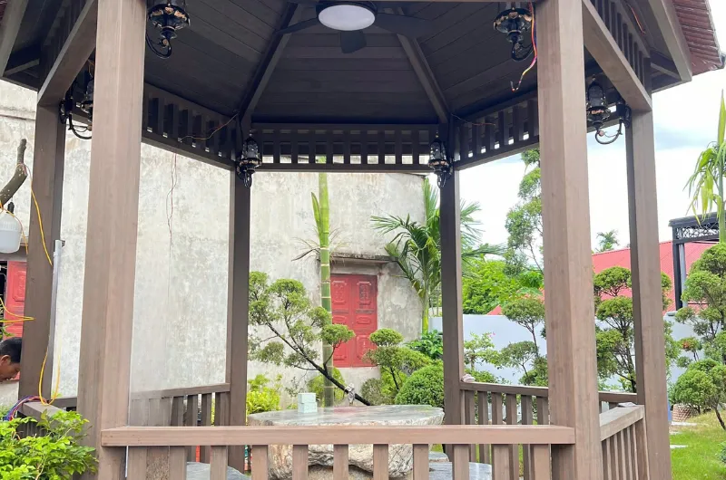 Hình ảnh minh hoạ về chòi gỗ nhựa