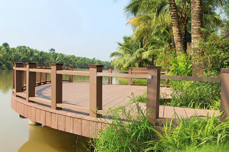 Hình ảnh minh hoạ về trụ lan can gỗ nhựa