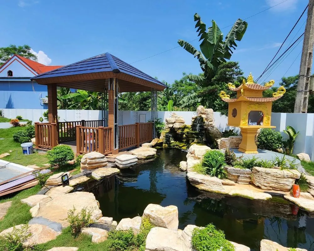 Nhà chòi gỗ nhựa Nhà chòi gỗ nhựa