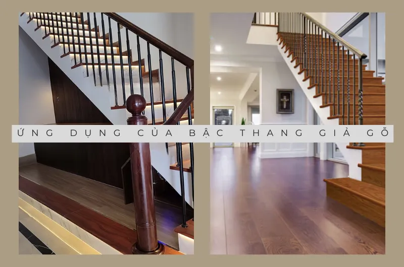 Ứng dụng của bậc cầu thang nhựa giả gỗ