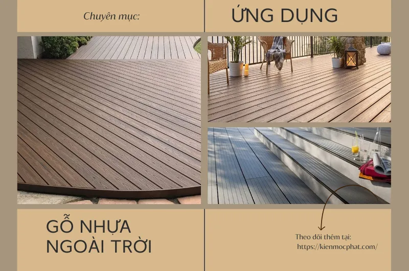Ứng dụng của gỗ nhựa ngoài trời