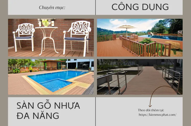 Ứng dụng của sàn gỗ nhựa đa năng