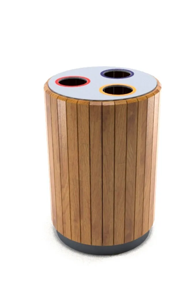 Thùng rác 3 ô