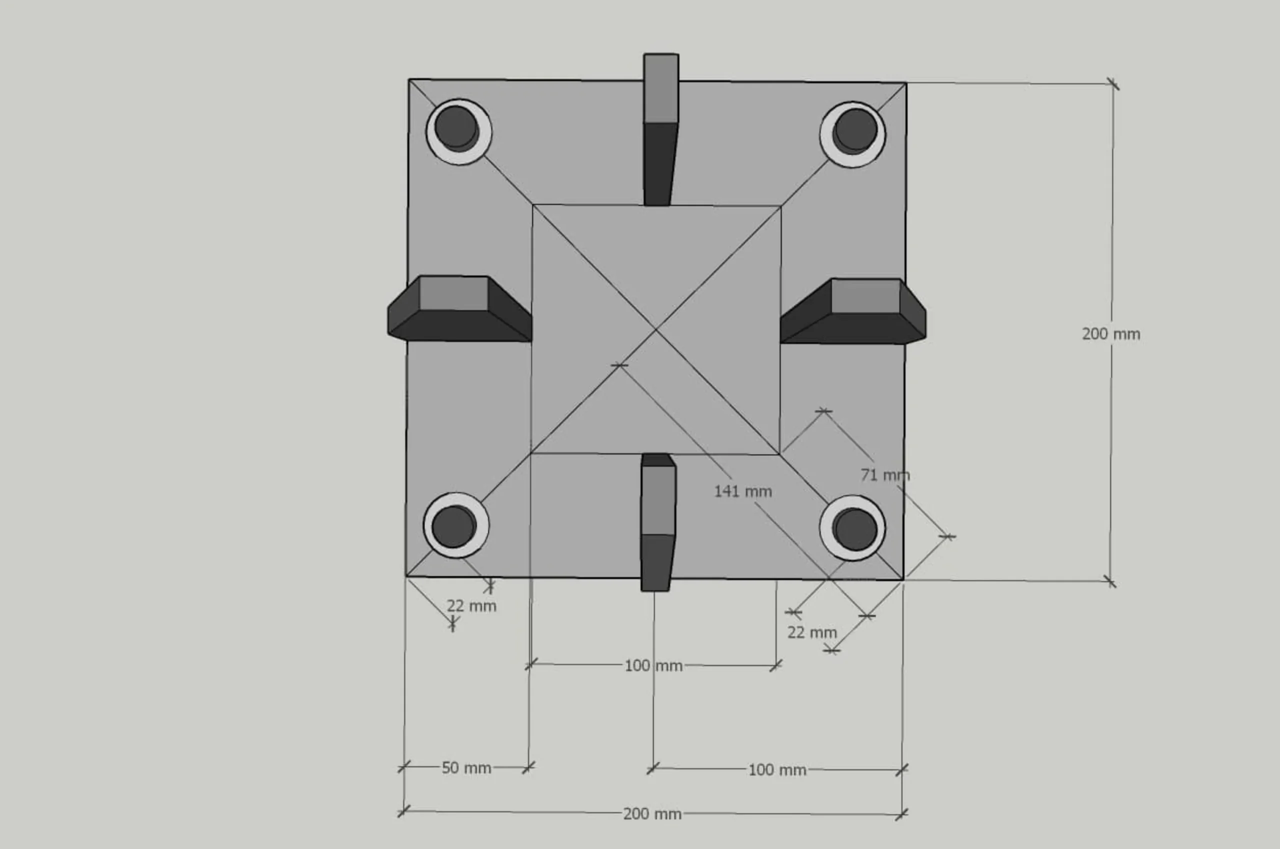 Xác định kích thước cột Pergola
