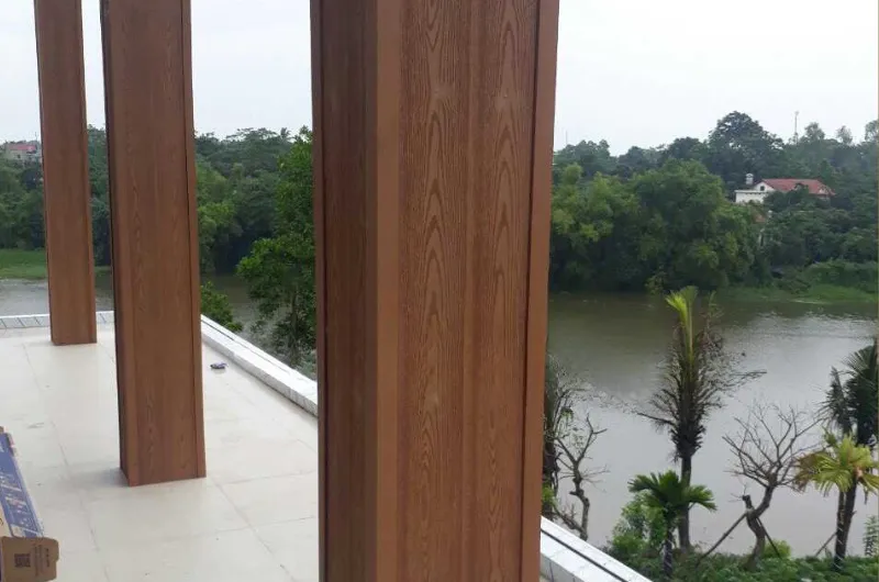Xu hướng sử dụng cột gỗ nhựa