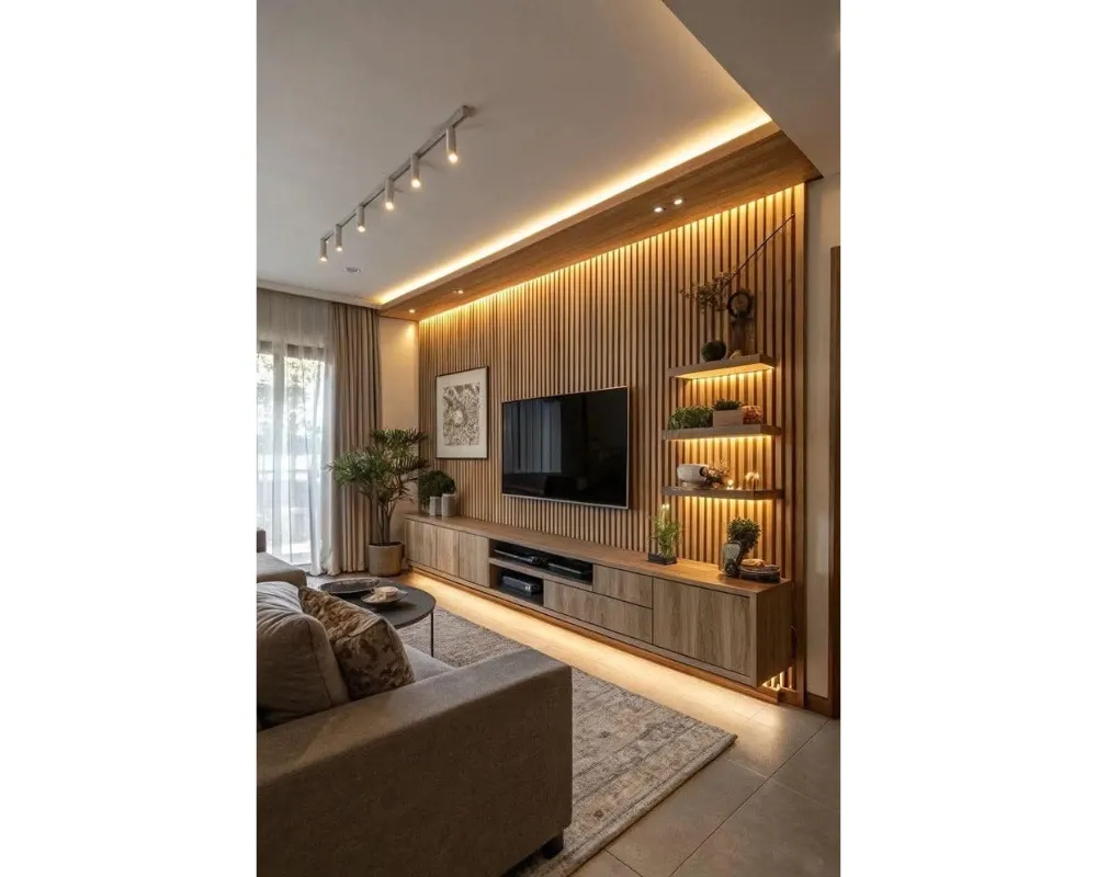 Nan gỗ nhựa ốp tường đẹp