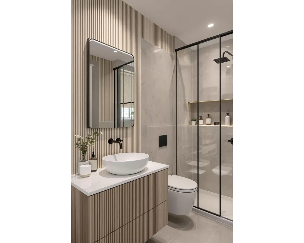 Ốp tường nan nhà tắm