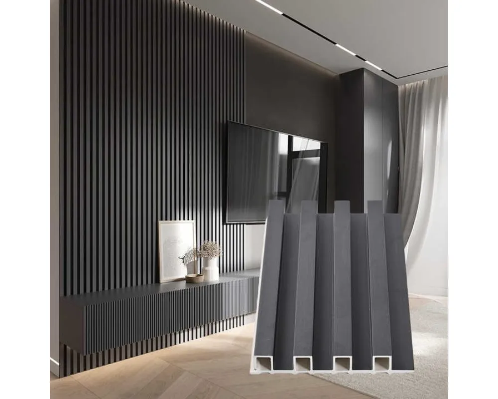 Tấm ốp lam sóng trong không gian tối giản