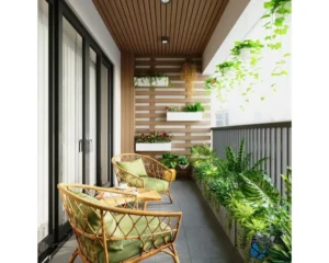 Trần nhựa composite ban công