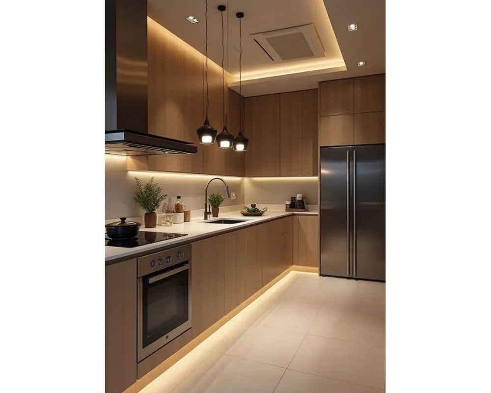 Tủ bếp gỗ nhựa chống nước, chống ẩm mốc tuyệt đối