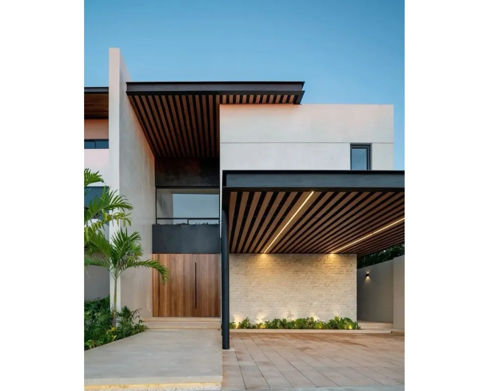 Ý tưởng phối màu nan nhựa giả gỗ cho nội thất