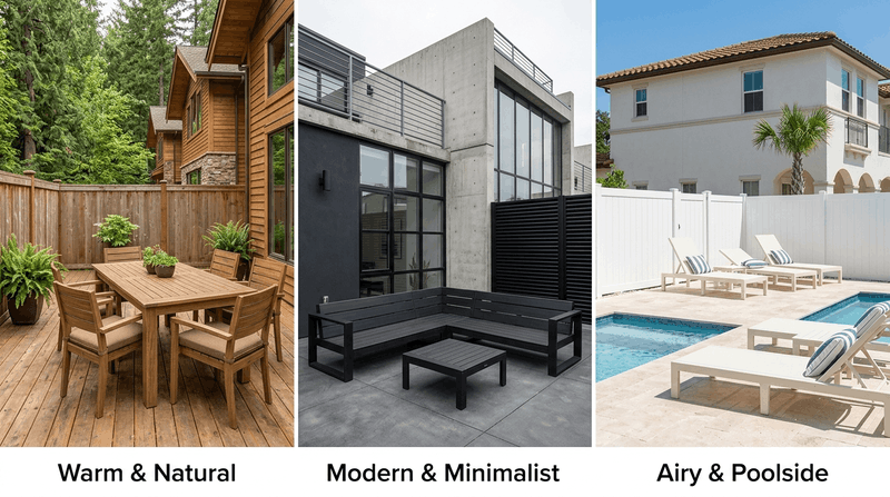 bàn ghế gỗ nhựa