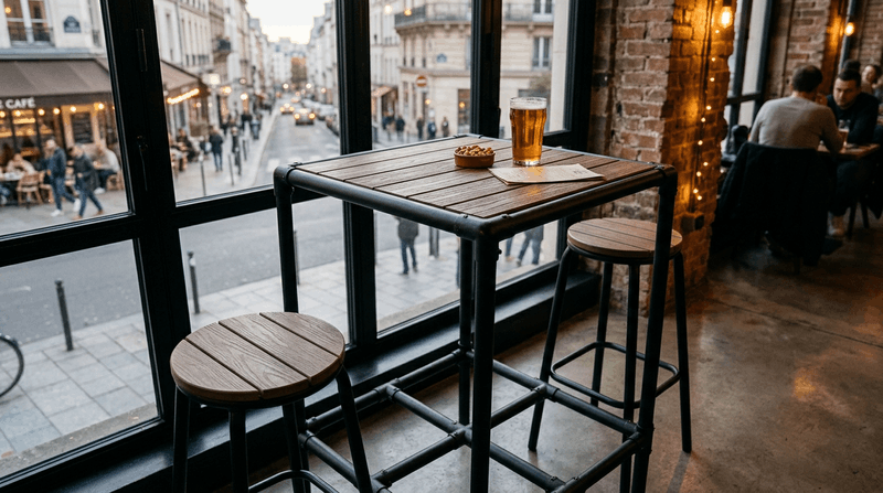 bàn ghế gỗ nhựa