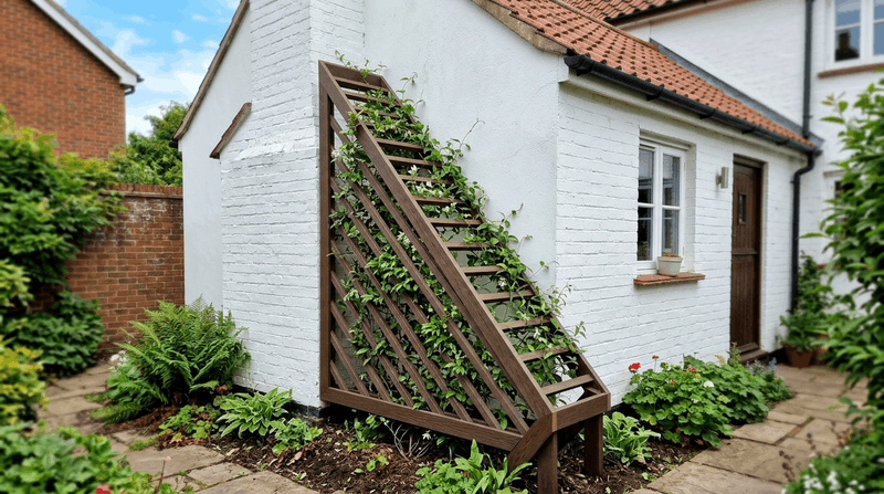 giàn hoa gỗ nhựa