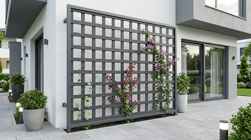 giàn hoa gỗ nhựa