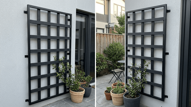 giàn hoa gỗ nhựa