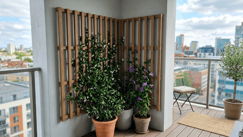 giàn hoa gỗ nhựa