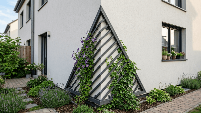 giàn hoa gỗ nhựa